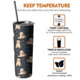 thumbnail image 6 of 20oz Goldendoodle Dog Skinny Tumblers Stainless Steel Tumbler with Lid and Straw,Vacuum Insulated Double Wall Travel Tumbler Cups with Cleaning Brush for Coffee,Tea, 6 of 6