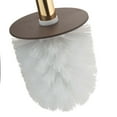 thumbnail image 5 of ELLE Paris Lisse Wide Bowl Ceramic Toilet Brush in Espresso, 5 of 6