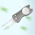 thumbnail image 3 of Herramienta de reparación de Golf Plegable Sunnimix botón gris, 3 of 8