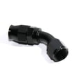 thumbnail image 2 of (one) AN12 12AN AN-12 45° Degree Swivel Fuel Oil Gas Line Hose End Fitting Black, 2 of 7