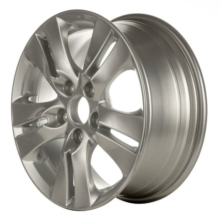 2008-2012 Honda Accord::Coupe  16x6.5 Aluminum Alloy Wheel, Rim Sparkle Silver Full Face Painted -