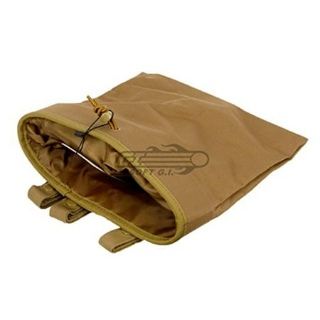 CA-341 Large Foldable Dump Tactical Airsoft Storage Pouch (Tan) By Lancer
