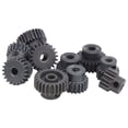 thumbnail image 3 of 48P Pinion Gear Set,10Pcs/Set 16T‑25T 7075 48P Steel RC Car Motor Gear Pinion for 1/8 1/10 Brushless Motor, 3 of 9