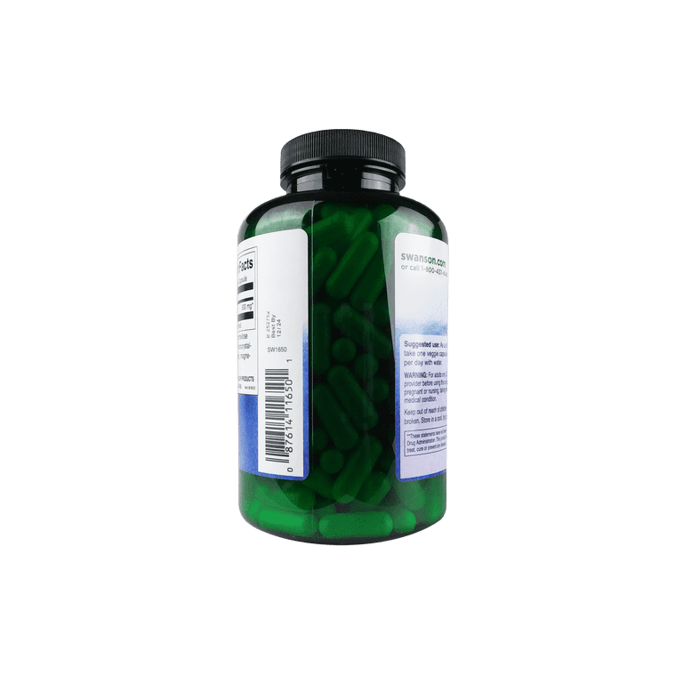 swanson acetyl l carnitine 500 mg Ornithine SA pack of 60 capsules