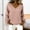 Pink, variant on Long Sleeve Shirts for Women V Neck Bell Long Sleeve Loose Casual Daily Blouse Womens Shirts Dressy Casual Light Violet L
