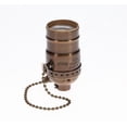 thumbnail image 2 of B&P Lamp® Antique Bronze On-Off Pull Chain Socket, 2 of 5