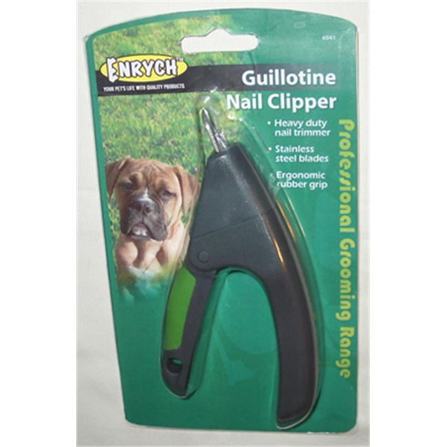 Enrych Guillotine Pet Nail Clipper, Green