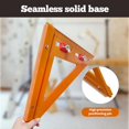 thumbnail image 2 of 2-In-1 Rafter Square,Positioning Triangle Ruler Innovative Rafter Square Tool Adjustable Triangle Ruler Protractor 2pcs, 2 of 6