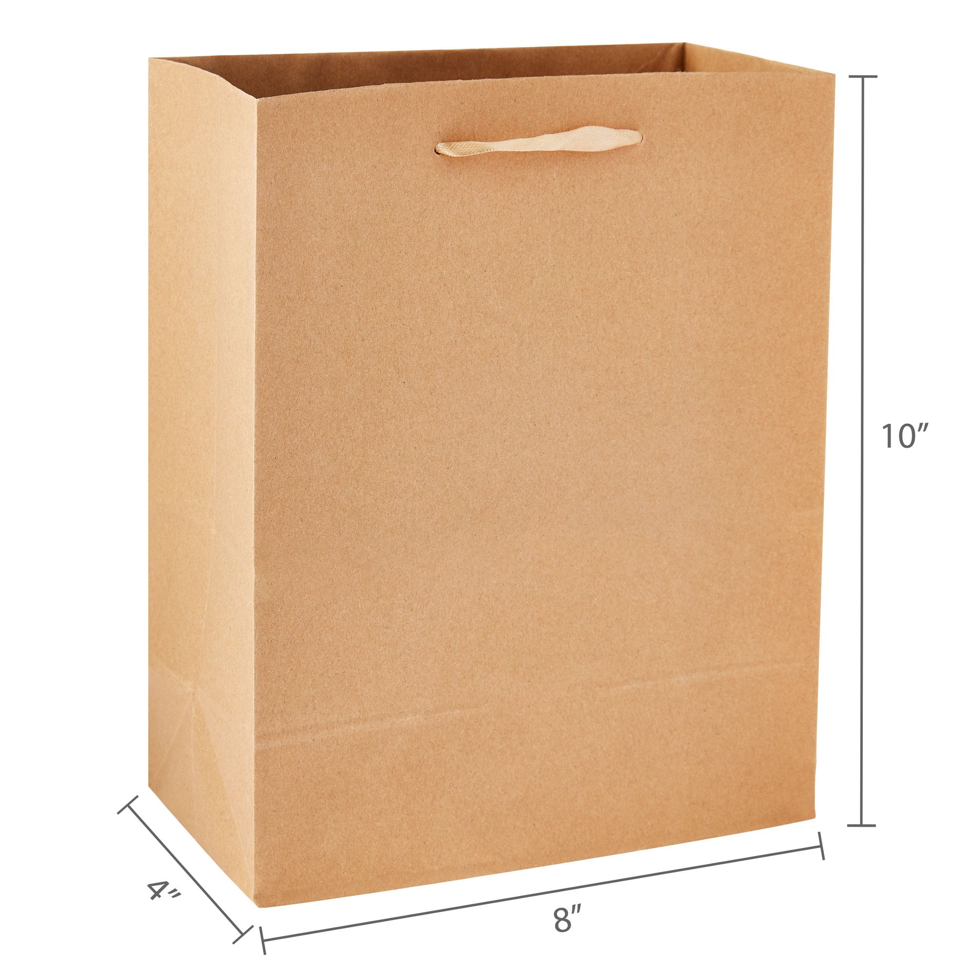 Hello Hobby Large Brown Bag Kraft, 13 Count, Birthday or Holiday Bags
