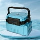 thumbnail image 4 of Caja De Aparejos De Pesca Caja de barril de pesca ajustable, duradero, diseño a presión para artes de pesca (Celeste) Tmvgtek Para Estrenar, 4 of 8