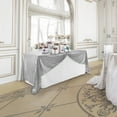 thumbnail image 6 of Lann's Linens 60" x 126" Silver Sequin Tablecloth, Sparkly Rectangle Table Cloth for Wedding, Party, Banquet, 6 of 6