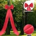thumbnail image 4 of geerera Giant Satin Bow Decor, 75x18 Inch Large Ribbon Bow, for Christmas Tree Topper, Wedding Backdrop, Party Wall Decor, 4 of 6
