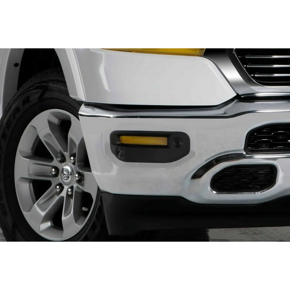 GT Styling GT0768FY Transparent Yellow Fog Light Covers Fits 2019-2021 Ram