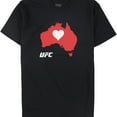 thumbnail image 4 of UFC Mens White Heart Graphic T-Shirt, Black, Medium, 4 of 4
