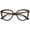 Tortoise Gold / Clear, variant on Oversize Rimmed Metal Cat Eye Glasses Clear Lens 55mm (Black Gold / Clear)