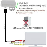 1080P HDMI-compatible Male Video to 3 RCA AV Audio Cable Cord For TV Adapter X2Y9