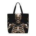 thumbnail image 1 of Fotbe Cyber Skeleton With Tattoos Bolsa Tote con Estampado para Mujer, Bolsos con Cremallera, Bolsa de Hombro Casual de Gran Capacidad con Bolsillos Internos, 1 of 7