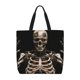 thumbnail image 1 of Balery Cyber Skeleton With Tattoos Bolsa de Mano para Mujeres con Cremallera, Bolsa de Gimnasio con Compartimentos, Bolsa para Laptop, Bolsa para Trabajo, 1 of 7