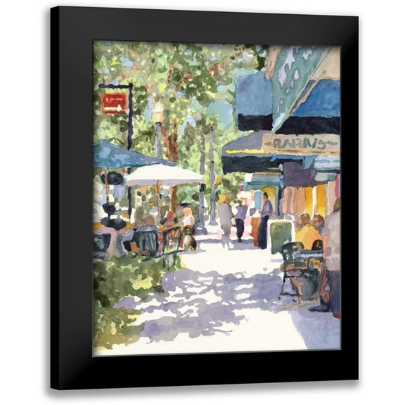 Fagan, Edie 20x24 Black Modern Framed Museum Art Print Titled - Park Ave. Shade