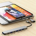 thumbnail image 4 of 7 Port USB Type C Hub for Laptops and Tablets with High Speed and Wide Compatibility, 4 of 5