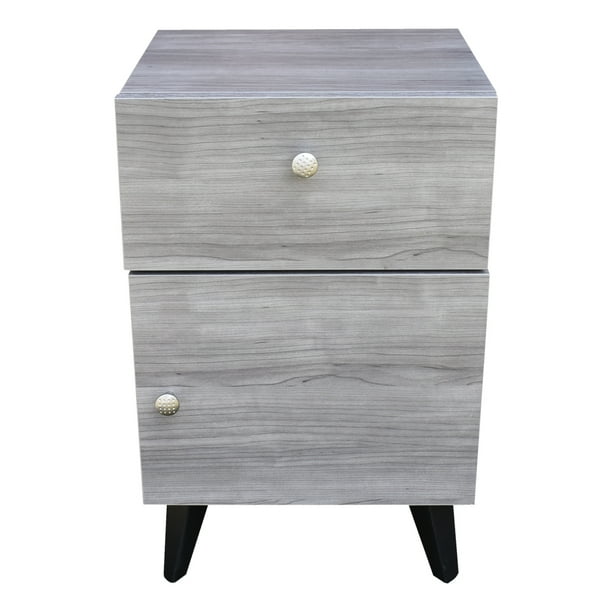Hogare Buro Nórdico o mesa de noche Gris Hogare Nordico