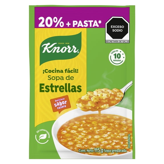 Sopa de estrellas Knorr 115 g