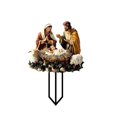 thumbnail image 2 of Dongrere Christmas Stake for Yard Nativity Ground Stake for Flower Pot Decorative Insert for Garden, Flower Beds and Patio, 2 of 6