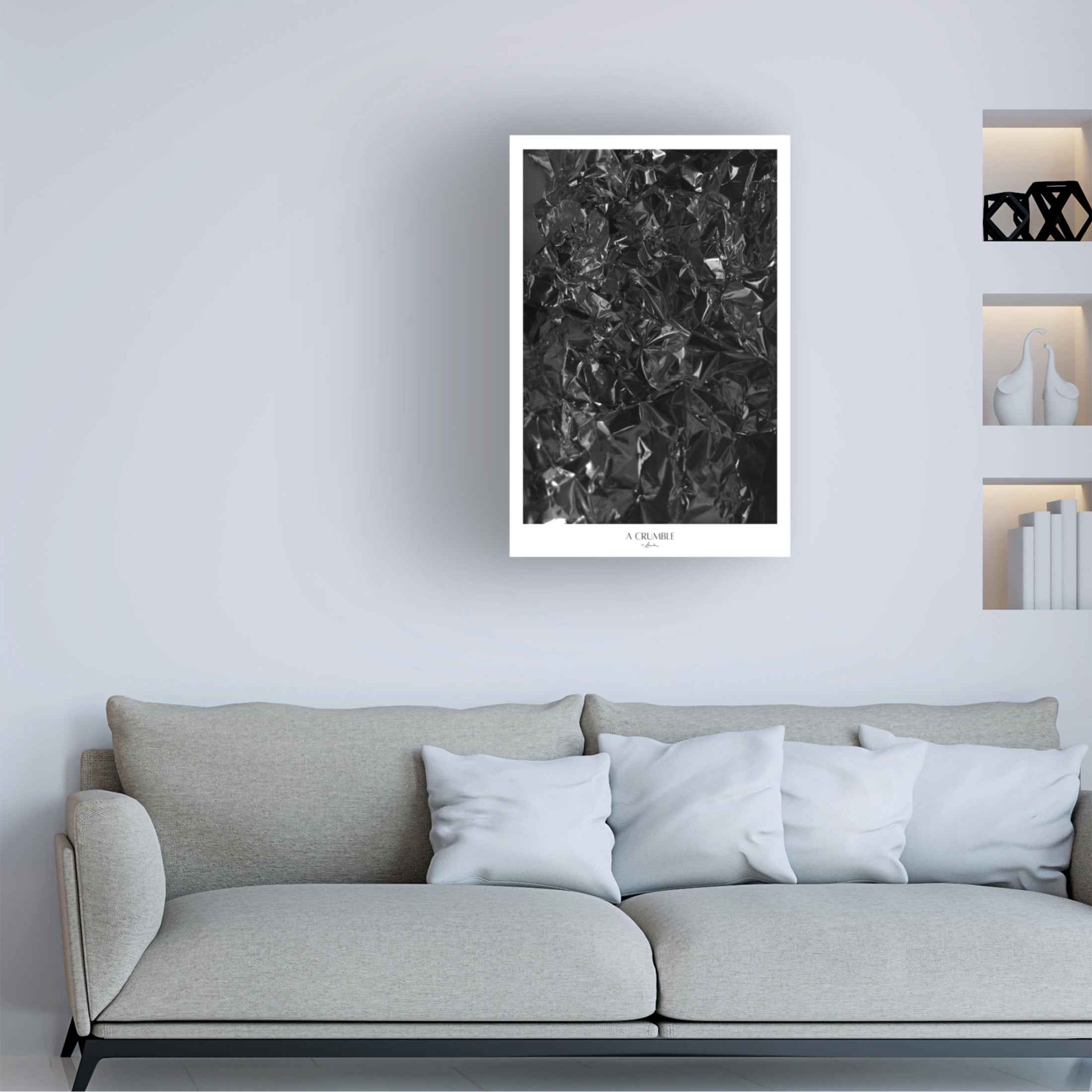 Trademark Fine Art Annika John A crumble Canvas Wall Art