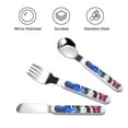 thumbnail image 3 of Picia Five Nights At Freddy'S Pattern Toddler Utensils, Children's Knife, Fork And Spoon Set,Kids Silverware Set with Handle, 430 Stainless Steel, 3 of 8