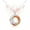 H, variant on Life Fire Reborn Phoenix Pendant Necklace - Motivational Women's Jewelry with 16mm Stones, Symbol of Strength & New Beginnings