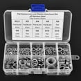 thumbnail image 1 of Spring Washer, 7 Sizes Flat Washer, 260PCS For Industrial Construction Fasteners, 1 of 8