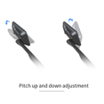thumbnail image 4 of Bike Wide Range Backsight Reflector Adjustable Bike Mirror Bicycle Handlebar Rear View Mirror Left, 4 of 5