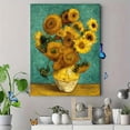 thumbnail image 4 of Vincent Van Gogh Sunflowers Canvas Wall Art, Home Decor for Living Room Bedroom Kitchen Entryway Hallway, 4 of 8