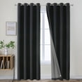 thumbnail image 1 of Cortinas Joydeco 2 paneles térmicas blackout 132x305 cm, 1 of 8