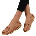 thumbnail image 2 of Vedolay Women Shoes Shoes for Women Comfortable Slip On Flat Casual Low Top Shoes,Brown 7.5, 2 of 5