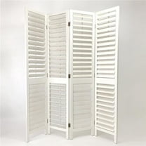 Wayborn Venetian Room Divider in Whitewash