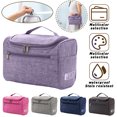 thumbnail image 1 of MesaSe Hanging Toiletry Bag, Travel Toiletry Organizer with hanging hook for Men & Women, Water-resistant Cosmetic Makeup Bag Travel Organizer for Shampoo, Full Sized Container, Toiletries, 1 of 5