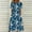 Blue, variant on ZHUGeLI Tshirt Dress for Women 2024 Casual Plus Size Summer Long Dress Boho Floral Print Loose Flowy Long Dresses with Pockets