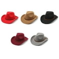thumbnail image 4 of Linyer Cowboy Hats Special Design Comfortable Male Caps Braided Straps Simple Style Lightness Cap Outdoor Birthday Gifts Wine red M（56-58cm）, 4 of 7