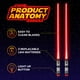 thumbnail image 3 of Juego de 4 pares de palillos, espadas láser, espadas láser de Star Wars, 3 of 6