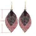 thumbnail image 4 of Boucles d'Oreilles en Métal Creux Feuille Colorée Boucles d'Oreilles Boucles d'Oreilles Boucles d'Oreilles Boucles d'Oreilles en Métal Femmes Drop Crochet Bijoux, 4 of 5
