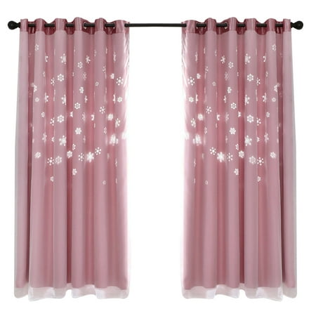 Herwey Double Layer Darkening Blackout Window Curtain for ... on {keyword}
