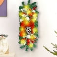 thumbnail image 1 of Ganfancp Adornos de Navidad Coronas de Navidad de Pino Ratán Cortinas para Puertas Decoración para El Hogar Ofertas de La Semana 1X Corona de Ratán, 1 of 6