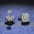 thumbnail image 3 of Pendientes de trébol de cuatro hojas de la suerte de Moissanite, pendientes de plata S925, accesorios, joyería, 3 of 3