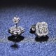 thumbnail image 3 of Pendientes de trébol de cuatro hojas de la suerte de Moissanite, pendientes de plata S925, accesorios, joyería, 3 of 3