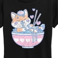 thumbnail image 3 of Instant Message - Kawaii Ramen Shiba Inu - Women's Short Sleeve Graphic T-Shirt, 3 of 6