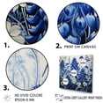 thumbnail image 3 of Designart "Blue Bonnets Blossom Mosaic II" Blue Bonnets Wall Art Prints, 3 of 7