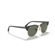 Sunglasses Ray-Ban RB 3016 901/58 Clubmaster Black G-15 Green
