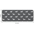 thumbnail image 7 of Dachshund Kitchen Rug Mat,Kitchen Runner Rugs Non Skid Washable,Decorative Kitchen Floor Mats for Kitchen,Sink,Laundry,17"x47.2", 7 of 7