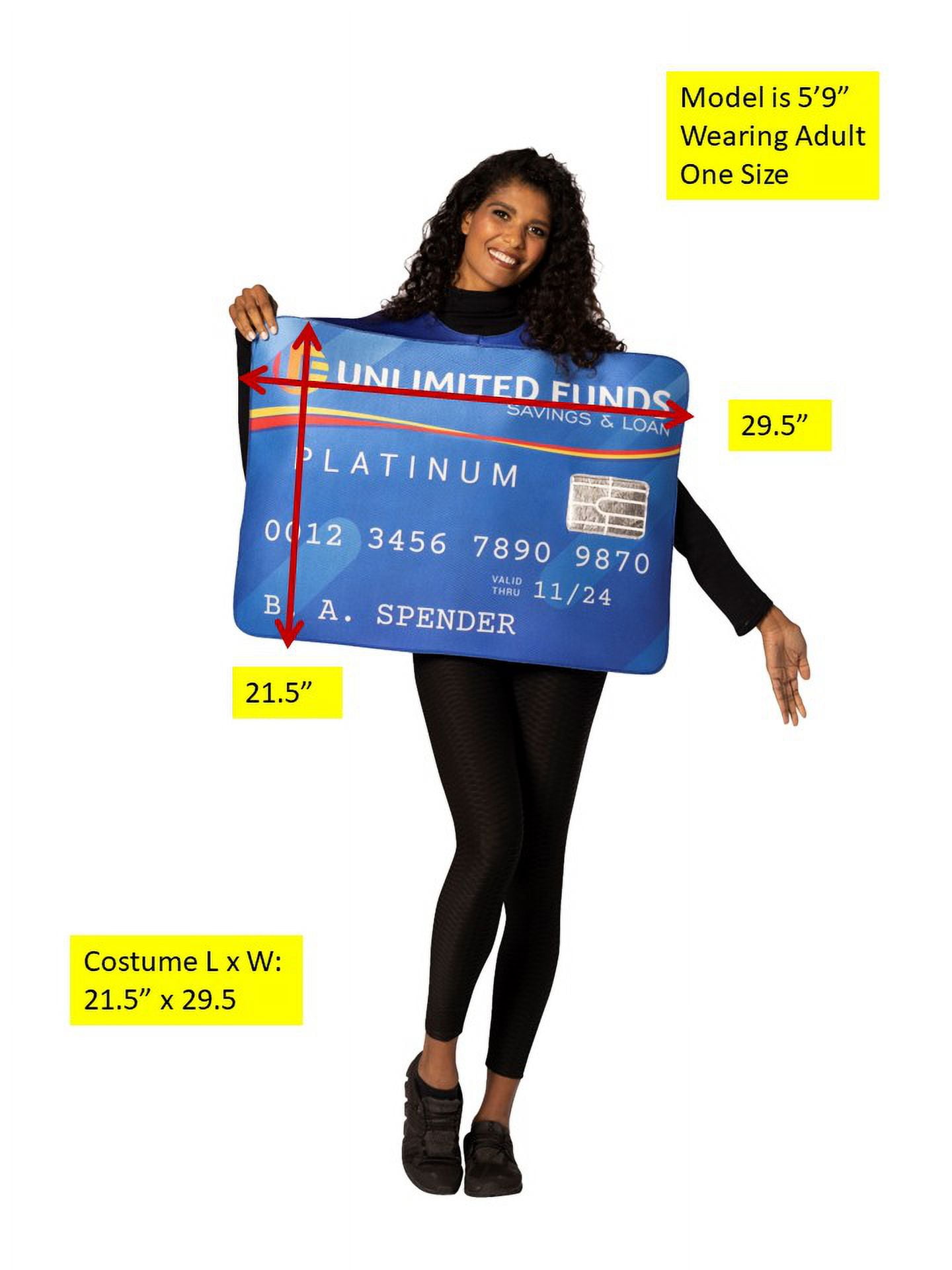 Rasta Imposta Platinum Credit Card Halloween Costume, Men and